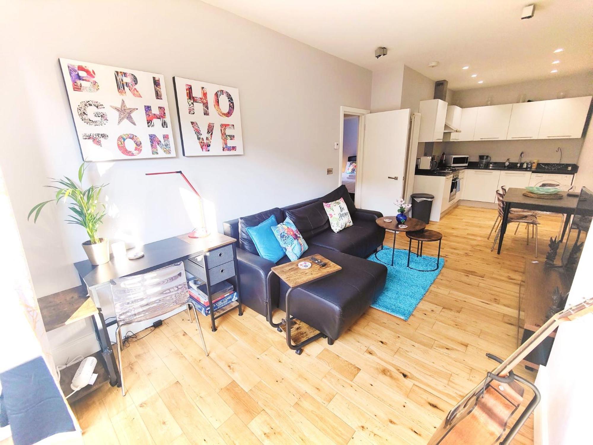 Modern Central Brighton Patio Flat - Free Parking! Exterior foto